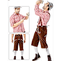 Miniatyrbild 3 av 5: Tyska traditionella Oktoberfest-kläder för män XXL