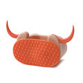 Miniatyrbild 1 av 6: ABS Mopp Stomme, Horn Form Hålfri Stark Spårlös Vägg Orange