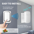Miniatyrbild 2 av 6: 2ST Home Wireless Smart Vattentät Dörrklocka, Automatisk
