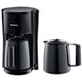 Miniatyrbillede 2 af 3: Severin KA 9307 Kaffemaskine sort Antal kopper=8 termoforskyder