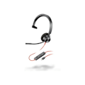 Pikkukuva 1 / 3: Kuulokemikrofoni - HP - Poly Blackwire 3310 - USB-C - Korvakuulokkeet - Melueristys sort