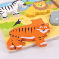 Miniatyrbillede 3 af 3: Safari Animals Puslespil - Bigjigs Legetøj - Tykke brikker - Mindre end 100 brikker - Blandet Flerfarvet