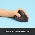 Miniatyrbillede 3 af 6: Ergonomisk mus - Trådløs - Logitech - Lift - Venstrehåndet - Grafit