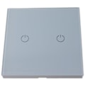 Miniatyrbild 1 av 2: Smart Wi-Fi-strömbrytare XtendLan / två knappar / TUYA