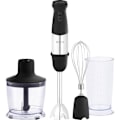 Miniatyrbillede 1 af 6: Mixers håndblender ECG RM 750 – 750 W – rustfrit stål fod – piskeris, hakker 500 ml, bæger 600 ml – stille & let