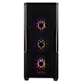 Miniatyrbillede 3 af 4: XPG STARKER AIR Tower Black PC-taske - ADATA - 2 interne rum - 7 udvidelsesbåse