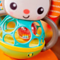Pikkukuva 4 / 6: Musikaalinen ja valoa antava helistinjugend Grab - BRIGHT STARTS - Giggle Monkey - Helppo tarttua Oball - 6 kuukautta ja yli - Unisex Flerfärgad