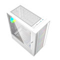 Miniatyrbillede 2 af 4: PC taske - Gembird sidepaneler Fornax 4000 ATX computer taske - ARGB backlight baltas