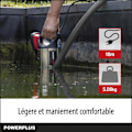 Pikkukuva 5 / 6: Powerplus Sähkökäyttöinen Vedenpumppu POWEW67915 - 900 W Upotettava Vedenpumppu, Maksimi 35°C, 13.000 l/h, Puutarhatyökalut grå