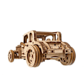 Miniatyrbillede 2 af 5: Hot Rod Furious Mouse - Ugears - 3D træpuslespil Beige