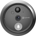 Miniatyrbillede 2 af 6: Tilsluttet kighul - EZVIZ - HP4 - Wi-Fi 4,3" skærm - 2MP - Integreret dørklokke - To-vejs lyd sort