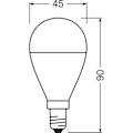 Pikkukuva 3 / 4: Ampulli LED Ledvance/Osram "Classique" E14 7W 806Lm 2700K 200 IP20