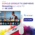 Miniatyrbild 2 av 6: STRONG - LEAP-NEVE - Streaming Box Google TV 4K-Chromecast - Bluetooth - Google Röstassistent - Wifi 6 - Dolby Atmos/Vision - HDR