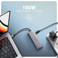 Pikkukuva 3 / 5: AXAGON HMC-5H60 Hub 5 in 1, USB-C 5Gbps, 2x USB-A, 1x USB-C, HDMI 4k/60Hz, PD 100W, USB-C kaapeli 15cm