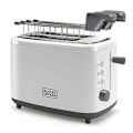 Pikkukuva 1 / 4: BLACK+DECKER BXTOA820E 820W leivänpaahdin, 2 paikkaa, 3 toimintoa, 7 tasoa, itsekeskittyvä, 2 pihtiä kaikille leipätyypeille