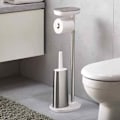Miniatyrbillede 2 af 3: Toiletpapirholder - Joseph Joseph - EasyStore Plus - Rustfrit stål - Med hemmeligt rum - Hvid