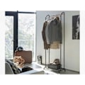 Miniatyrbillede 2 af 4: Yamazaki Home Tøj Bøjle Knagerække Skohylde Garderobe Knagerække Sort Farve 67x172x35 cm sort