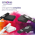 Miniatyrbild 5 av 6: STRONG - SRT 41 - Streaming Box Android TV 4K - Chromecast - Wifi 5 - Bluetooth - Google Röstassistent - Dolby Atmos/Vision - HDR