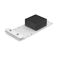 Miniatyrbillede 4 af 4: LOGITECH COMPUTE MOUNT CPU BESLAG MONTERET PÅ SORT SKÆRM BASE