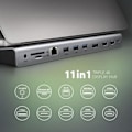 Pikkukuva 2 / 4: AXAGON HMC-4KX3 3x USB-A/2xHDMI/DP/GLAN/SD/PD - 8595247907608