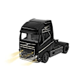 Miniatyrbillede 1 af 4: Lastbiltraktor - SIKU - Volvo FH16 - Bluetooth-kommando - Skala 1:32 - Sort Svart