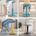 Miniatyrbillede 3 af 4: Ergonomisk siddestand 2 i 1 skammel - Blå - Leitz Ergo Blå