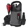 Miniatyrbillede 1 af 6: Powerplus Elektrisk Vandpumpe POWEW67902 - Nedsænket Vandpumpe på 250 W, Maksimal 35°C, 5000 l/h, Haveværktøj Grå - Sort