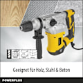 Pikkukuva 3 / 4: POWERPLUS Iskevä Sähköpora POWX11721-4 4-in-1