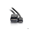 Pikkukuva 3 / 3: USB-C - DisplayPort - Adapterska Kaapeli - C2G - 1,8m - 4K30 - Musta - Ulkoinen Video