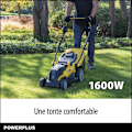 Miniatyrbillede 2 af 4: Elektrisk Plæneklipper POWERPLUS POWXG6251 - 1600 W, 380 mm Ø, Opsamling, Mulching og Bagudkast sort