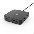 Miniatyrbillede 1 af 3: Dobbelt DP-dockingstation med 100W I-Tec USB-C HDMI-strømforsyning - Sort - TU