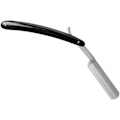 Miniatyrbillede 3 af 4: Rett barberblad - BOKER - King Cutter Sort 5/8 - Sort