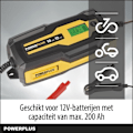 Miniatyrbillede 4 af 6: POWX4207 - Intelligent oplader - 12V 200Ah Gul
