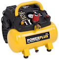 Pikkukuva 1 / 5: Powerplus-kompressori - 6 L - 8 bar - 1,5HV - 1100 W - Öljytön Gul