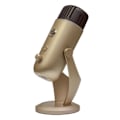 Miniatyrbild 2 av 2: Arozzi Colonna guldmikrofon - USB för streaming med omkopplingsbar riktning Guld