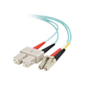 Miniatyrbillede 2 af 3: C2G LC-SC 10 Gb 50/125 OM3 Duplex Multimode PVC …