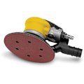 Miniatyrbillede 2 af 3: Pneumatisk vibrationsslibemaskine POWERPLUS - Ø150mm - POWAIR0013 grå, sort
