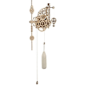 Miniatyrbillede 1 af 4: Pendulumur, mekanisk modelsæt - UGEARS Aero-Clock træ 3D-puslespil