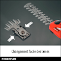 Miniatyrbillede 3 af 6: Powerplus Dual Power Hækkeklipper/Gasgræsklipper Batteri POWDPG75300 - 20 V, uden Batteri eller Oplader orange