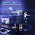 Miniatyrbillede 4 af 4: TENDA WiFi 6 Router, Dual Band WiFi Router, 1201 Mbps i 5 GHz, Nem konfiguration, 5x6 dBi Antenne, 4 Gigabit-porte, IPv6