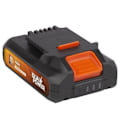 Miniatyrbillede 2 af 3: Batteri Dual Power POWDP9023 - til 20 V trådløse værktøjer - LED strømindikator - batteriplatform orange