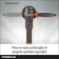 Pikkukuva 4 / 4: Langaton kulmahiomakone 20V - Dual Power - POWDP35100 - Hiontalevy Ø115mm - Kompakti - ilman akkua tai laturia Orange - Sort