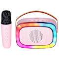 Pikkukuva 2 / 3: Kandidaatti Nomade Karaoke - Trevi - XR 8A01 - Bluetooth - Latausakku - Vaaleanpunainen Lyserød