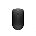 Pikkukuva 3 / 4: DELL MS116 optinen hiiri - USB - 2 painiketta - Musta - Kaapeli - 1000 dpi - Pyörät jarrulla