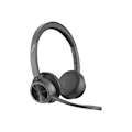 Miniatyrbillede 4 af 4: Headset - Bluetooth - trådløst, kablet - USB-C, USB-A via Bluetooth-adapter - HP Inc. - Poly Voyager 4320-M - Headset
