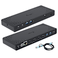 Pikkukuva 3 / 3: ”Liitäntäasema - I-TEC - Dualdock - 1x5K - 2x4K 60Hz - 100W Power Delivery”