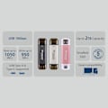Miniatyrbillede 2 af 3: TRANSCEND 1TB EKSTERN SSD ESD310C USB 10GBPS TS1TESD310C