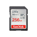 Miniatyrbillede 1 af 4: SDXC flashkort - SanDisk - Ultra - 256 GB - Hastighed op til 160 MB/s - Klasse 10, U1