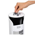 Pikkukuva 3 / 4: Black+Decker|BXEFT47E Hiljainen, heiluri-pylväsventtiili Korkeus: 81 cm | 3 nopeutta | Ajastin | Liukuestoperusta | Valkoinen hvid
