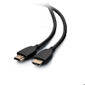 Miniatyrbillede 1 af 4: HDMI-kabel med Ethernet-kabel - C2G - 56784 - 3,05 m - 3840 x 2160 pixels - 3D-kompatibilitet - Sort
